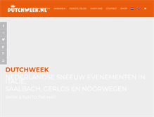 Tablet Screenshot of dutchweek.nl